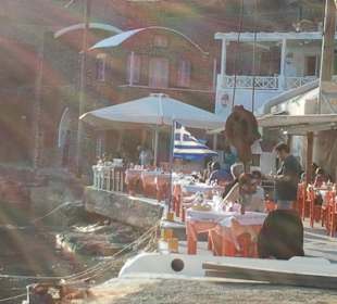 Ammoudi-Oia- Restaurant SunSet am Hafen