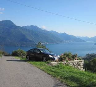 Blick von Peglio auf den Comer See