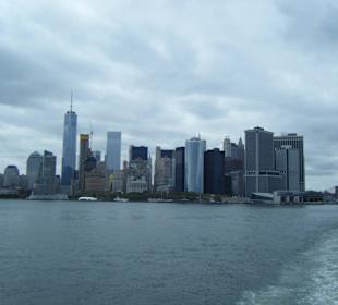 Ausblick von kostenloser Staten Island Ferry