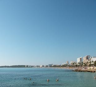 Blick auf Cala Millor Strand