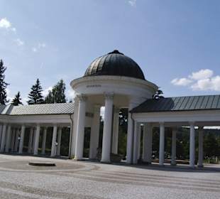 Blick auf die Kolonnade