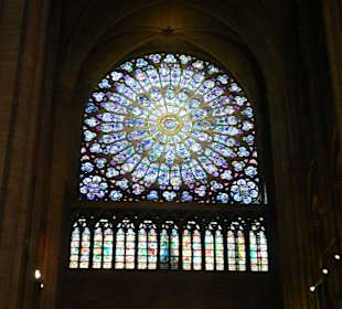 Витраж Роза