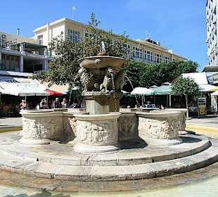 Der Löwenbrunnen in Heraklion