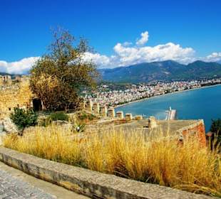 Burg von Alanya (Ic Kale) An&/Abfahrt