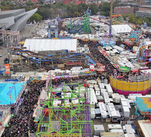 Der Freimarkt 2018 aus Vogelperspektive