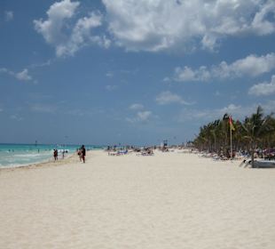 Fast am Ende der Resorts in Playacar