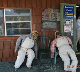 Vor dem Souvenirshop