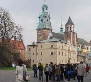 Wawel - Vorplatz der Kathedrale