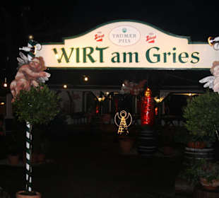 Eingang zum Gastgarten