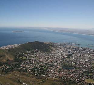 Tafelberg, Blick auf Kapstadt