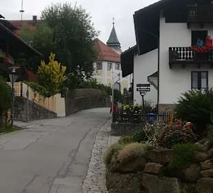 Die Bergknappenstrasse Richtung Marktplatz