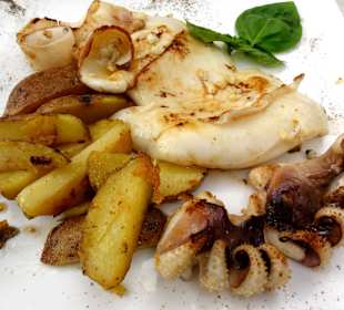 Gegrillter Tintenfisch