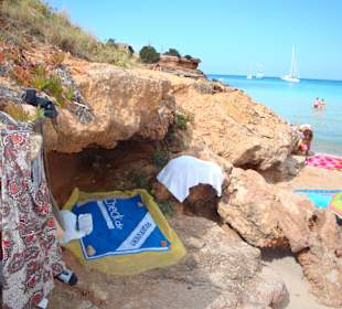 Cala Saona - mein Lager