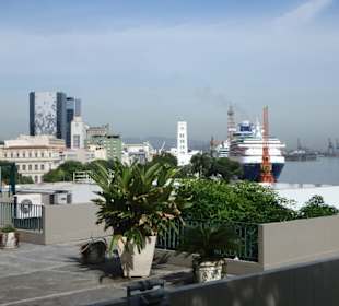 Teilansicht des Kreuzfahrt-Hafens