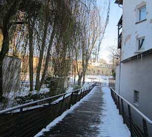 Festung im Winter, an der Queich