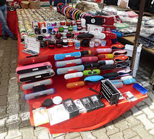 Stände auf dem Basar