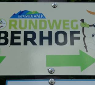 Wegweiser Allee der Olympiasieger und Weltmeister