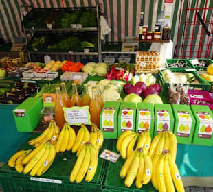 Impressionen des Wochenmarkt in Luxemburg Stadt