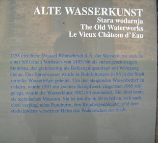 Infotafel an Alter Wasserkunst