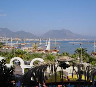 Schöne Sicht auf den Hafen