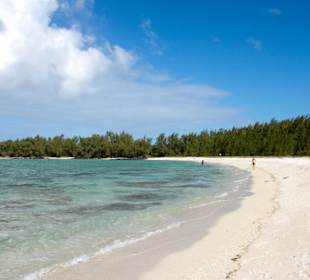 Strand an der Île aux Cerfs