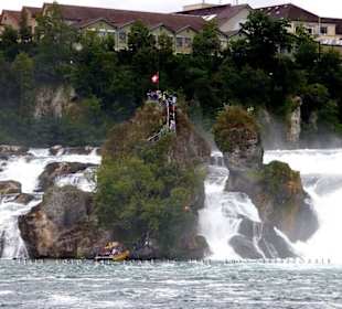 Am Rheinfall von Neuhausen bei Schaffhausen