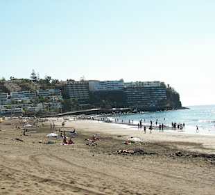Strand - Hotel liegt auf dem Berg