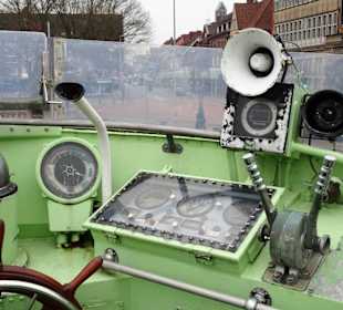 Der obere Leitstand des Rettungskreuzers