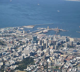 Blick zur Waterfront