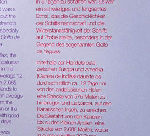 Infokarten der Seefahrt