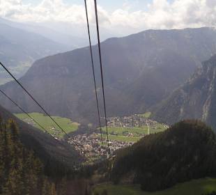 Blick aus der Seilbahn