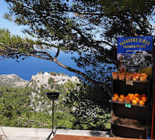 Blick auf Monolithos