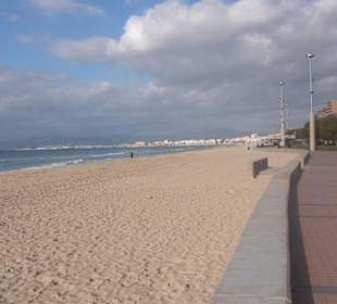 So leer ist der Strand wohl nur im Winter