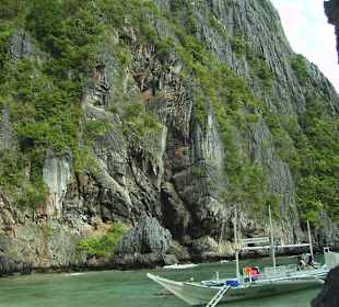 Small Laggon ist nahe diesem Strand