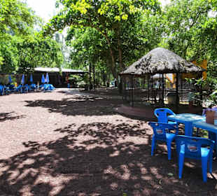 Picknick-Areal im Croc Parc