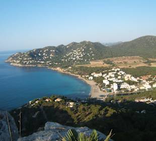 Ausblick vom Torre auf Canyamel