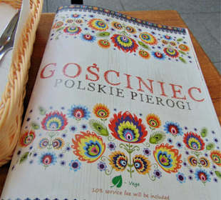 Gemütliches Lokal mit guter polnischer Küche