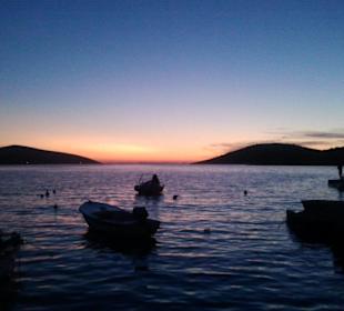 Sonnenuntergang in Grebastica