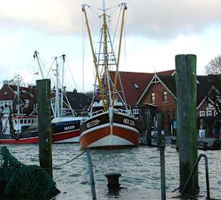 Bei Sturmflut ist der Hafen etwas voll