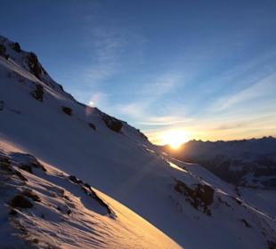 Sonnenaufgang in Hochzillertal
