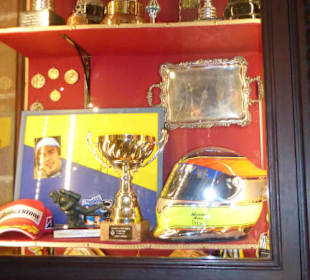 Sebastian Vettel in der Schatzkammer in Teror