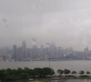 Skyline Manhatten im Regen