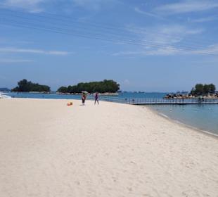 Strand auf Sentosa Island 