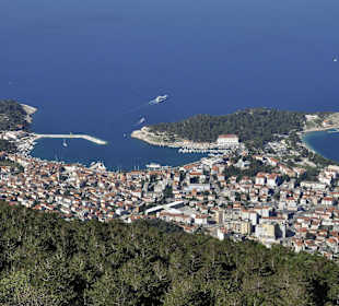 Blick auf Makarska
