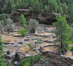 Ruiny opuszczonej wioski