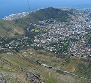 Tafelberg, Blick auf Kapstadt