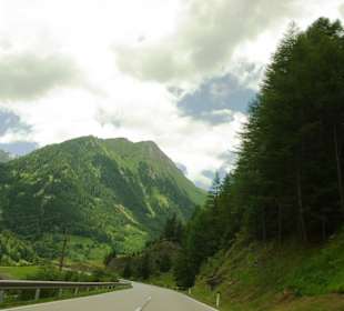Anfahrt zum Felbertauern super Panorama