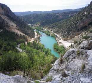 Ausblick vom Staudamm