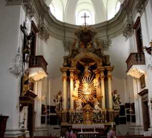 Das Innere der Wallfahrtskirche