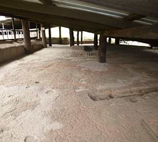 Eins der wenigen Ausgrabungen in der Anlage